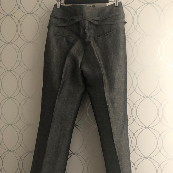 Identify Grey Linen Pants ~ Made in Canada - Picture 8 of 12